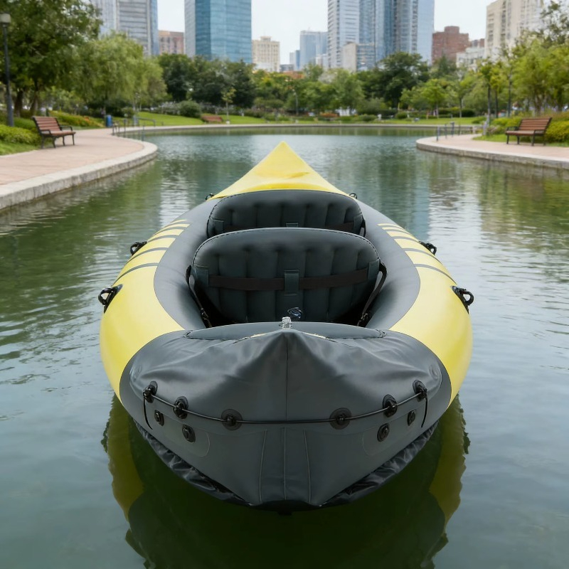 Kayak de pêche gonflable à deu - Fishing Kayak Paddle avis et prix